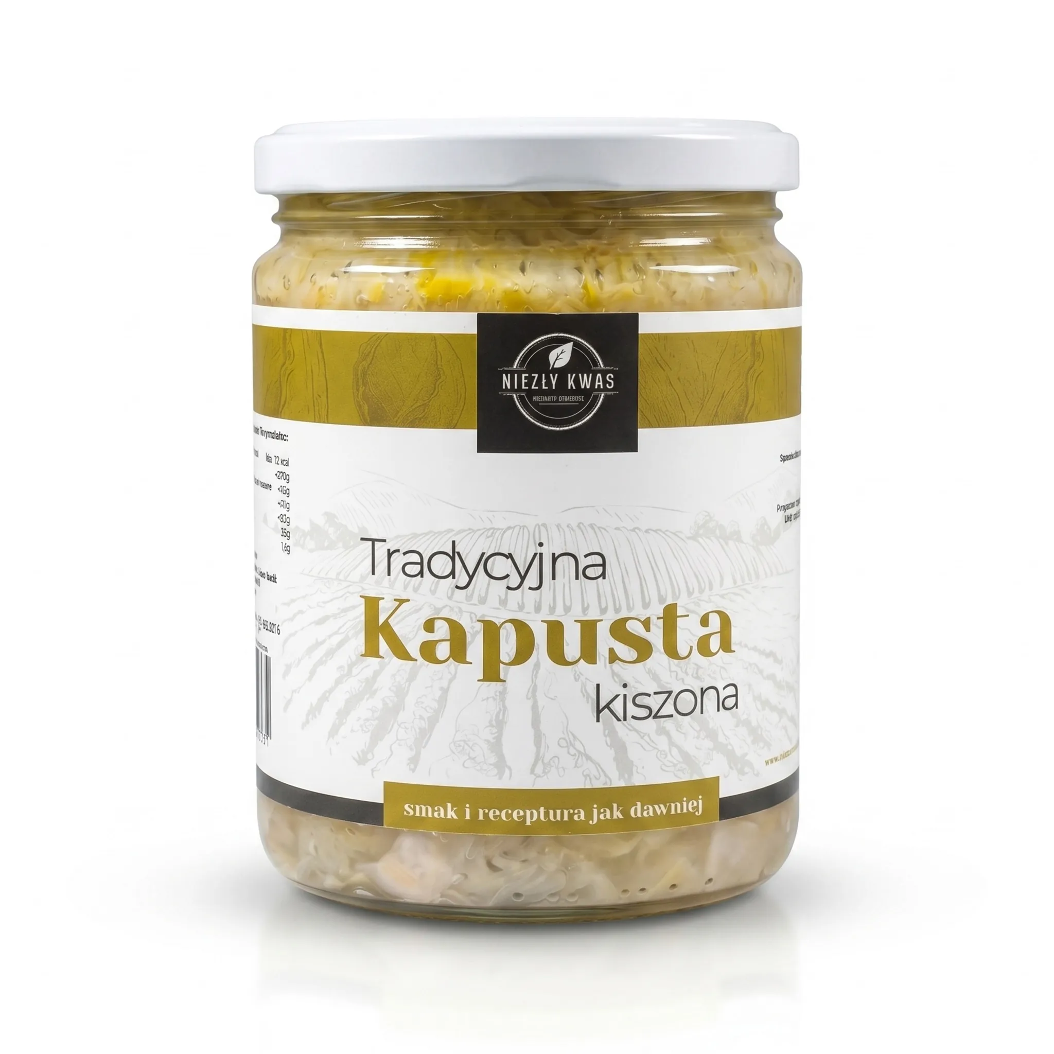 zdjecie produktowe Kapusta kiszona na bialym tle