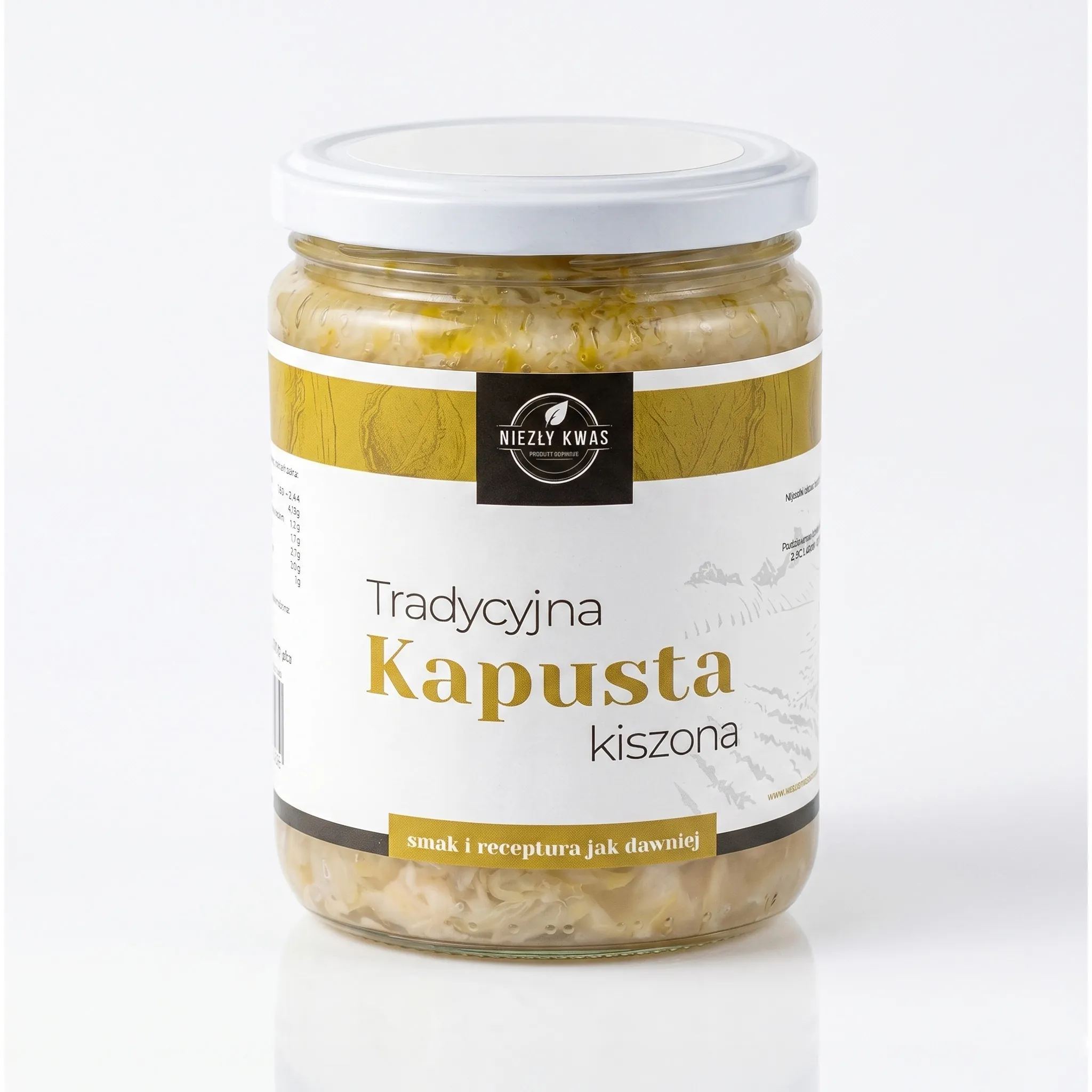 zdjecie produktowe Kapusta kiszona na bialym tle